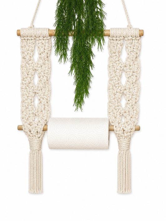 Macrame Towel Holder