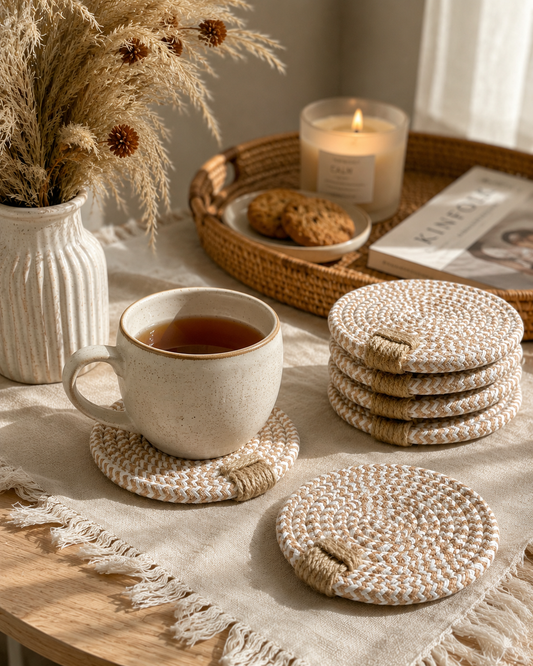 Desert Bloom Coasters – Set of 6